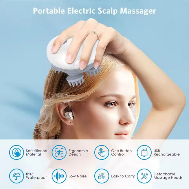 3D Full Body Massage Device - Handheld Electric Massager for Head, Neck, Back & Legs