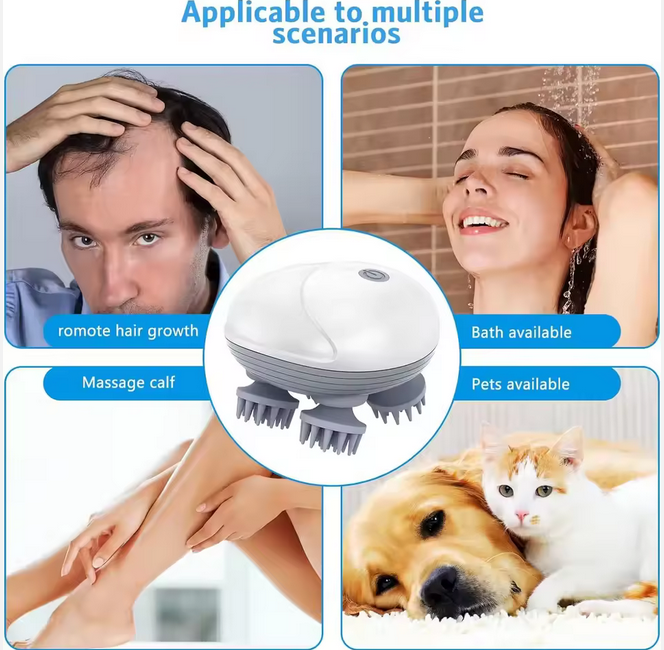 3D Full Body Massage Device - Handheld Electric Massager for Head, Neck, Back & Legs